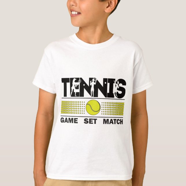 Camiseta Correspondência do Conjunto de Jogo tênis (Frente)