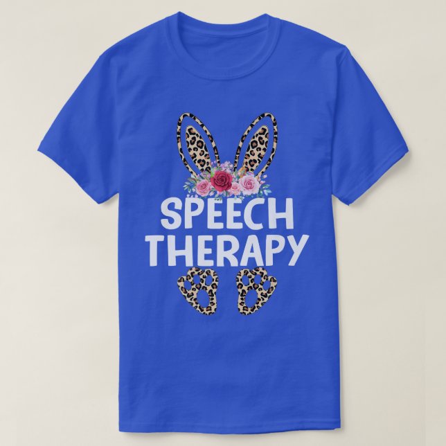 Camiseta Correspondência Engraçada Com A Terapia De Fala De (Frente do Design)