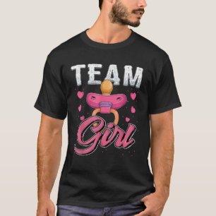 Camiseta Correspondência entre chás de fraldas de garotas d