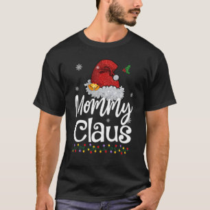 Camiseta Correspondência Familiar de Pijamas da mamãe Claus