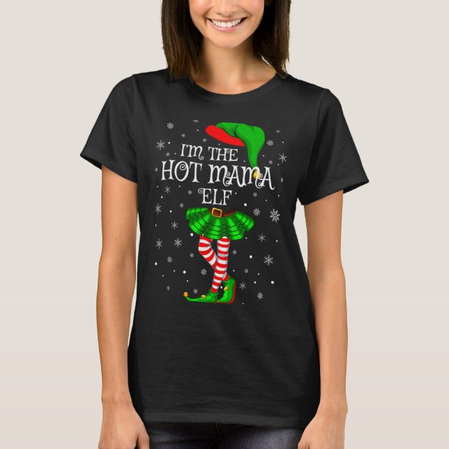 Camiseta Correspondência Familiar Mulheres Meninas Eu Sou a (Frente)