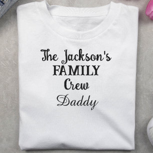 Camiseta Correspondência familiar personalizada, reunião fa