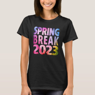 Camiseta Correspondência Grupo Break 2023 Vintage Tie Dye 1