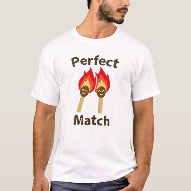 Camiseta Correspondência perfeita (Frente)