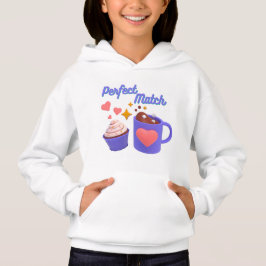 Camiseta Correspondência perfeita e chocolate quente