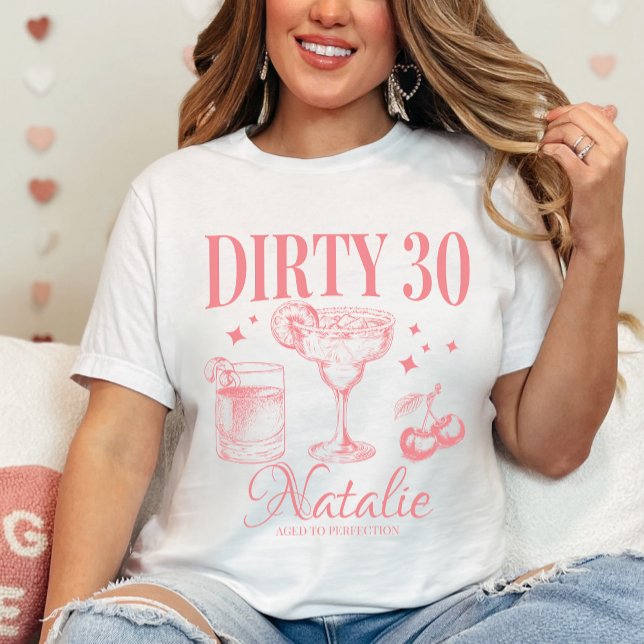 Camiseta Correspondência Personalizada de 30 aniversário de (Criador carregado)