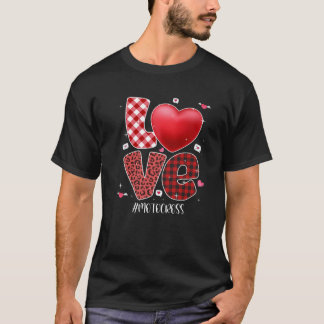 Camiseta Correspondente Amor Familiar Motocross Heart Funny
