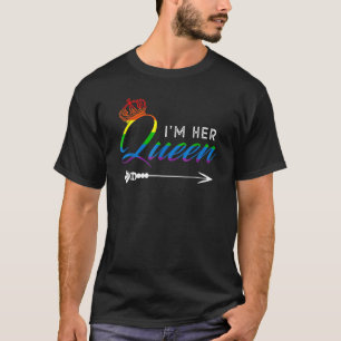 Camiseta Correspondente ao Casal lésbico Seu Orgulho Namora