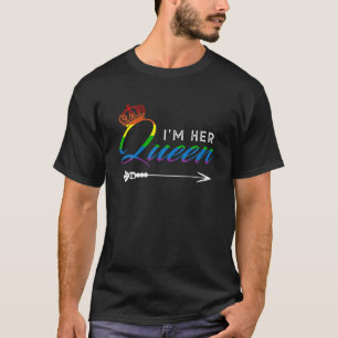 Camiseta Correspondente ao Casal lésbico Seu Orgulho Namora