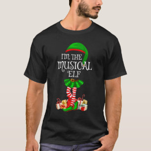 Camiseta Correspondente Grupo Familiar Eu sou o Elf Christm