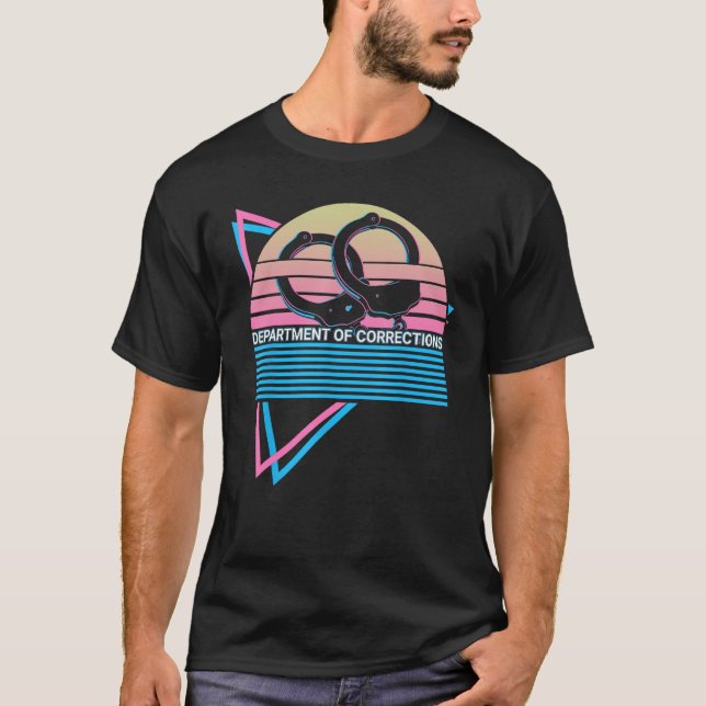 Camiseta Correto Departamento De Correção Retro (Frente)