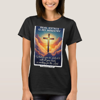 Camiseta Corretor Cristão Imóveis É Meu Agente De Ministéri
