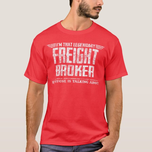 Camiseta Corretor de Frete Lendário Imhat retrô (Frente)