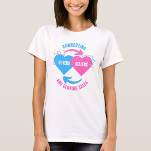 Camiseta CORRETOR DE IMÓVEIS Conectando Compradores e Vende