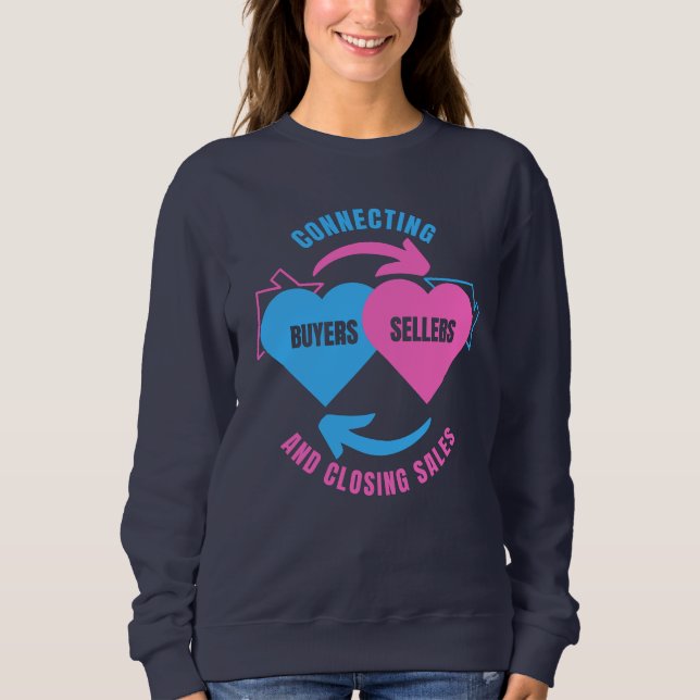 Camiseta CORRETOR DE IMÓVEIS Conectando Compradores e Vende (Frente)