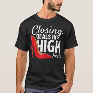 Camiseta Corretora de Imóveis Esposa Mãe, Fechando Negócios