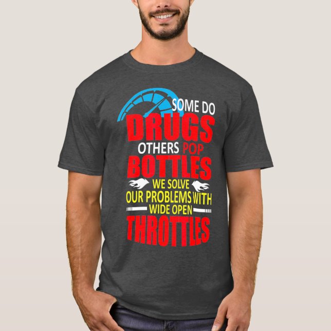 Camiseta Corrida aceleradora de condutores de corrida (Frente)