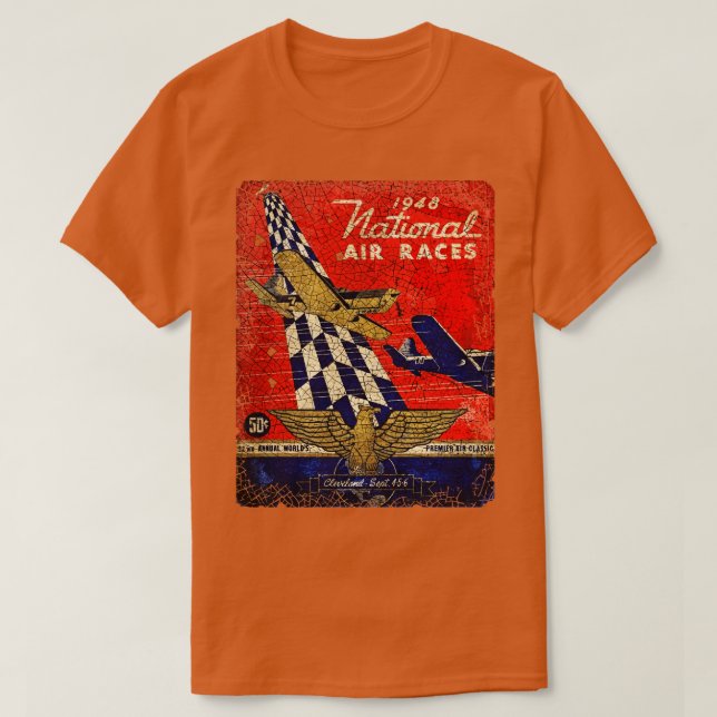 Camiseta Corrida aérea nacional (Frente do Design)