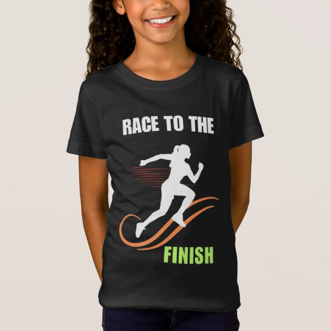 Camiseta Corrida Até a Linha de Chegada  (Frente)