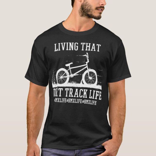 Camiseta Corrida BMX Para Meninos Ou Raparigas Dirt Bike Gi (Frente)