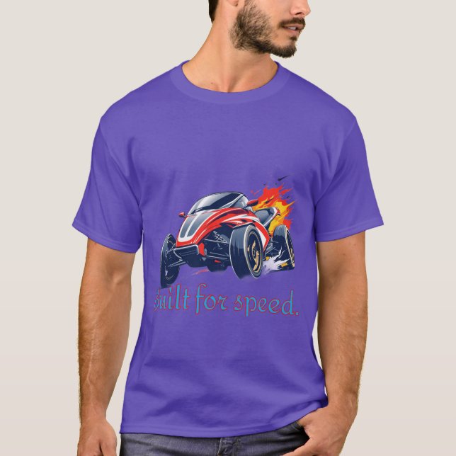 Camiseta Corrida: construída para velocidade. (Frente)