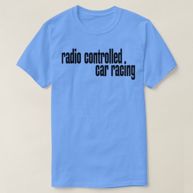 Camiseta Corrida controlada por rádio (Frente do Design)