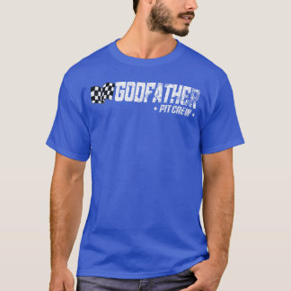 Camiseta Corrida da Equipe de Pit Stop Aniversário Família