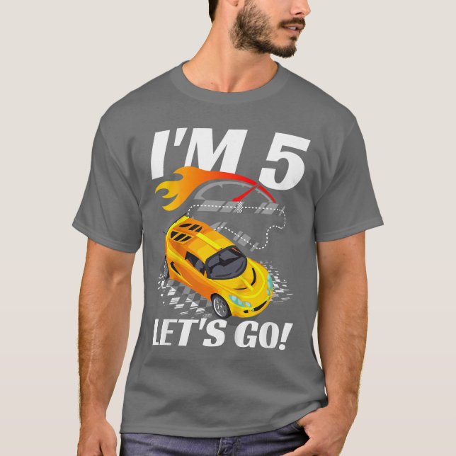 Camiseta Corrida de 5 de 5 anos (Frente)