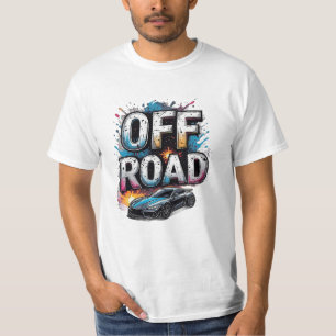 Camiseta Corrida de Adrenalina Off Road Carro Grafite