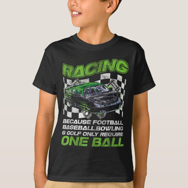 Camiseta Corrida de Arrancada Carro de Corrida Retro Antigo (Frente)