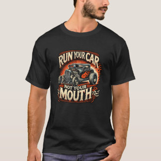Camiseta Corrida de Arrancada Engraçada Faixa de Corrida de