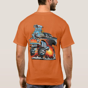 Camiseta Corrida de Arrasta de Gasser Estilo Hotrod Clássic