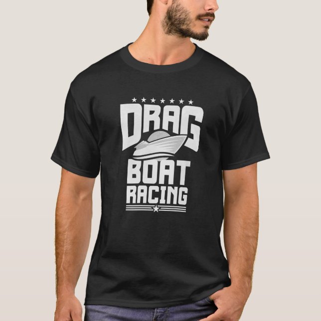 Camiseta Corrida de Barcos com Arrasto Retroativo 1 (Frente)