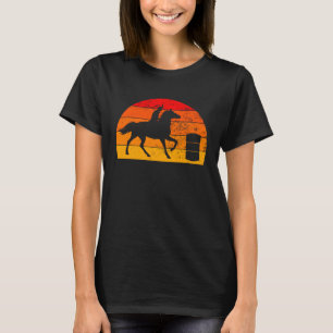 Camiseta Corrida De Barril Cavaleiro De Barril De Montaria
