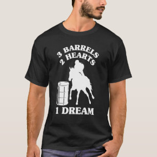 Camiseta Corrida de Barril   Corrida de Cavalos   Corredor 