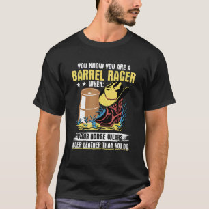 Camiseta Corrida de Barril de Cavalo Você Sabe Que Você É U