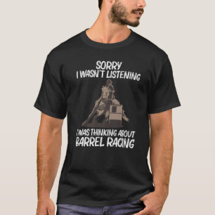 Camiseta Corrida De Barril Legal Para Homens Mulheres Corre