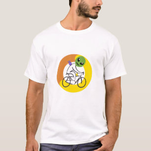 Camiseta corrida de bicicleta OVNI