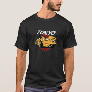 Camiseta Corrida de Carro de Rua no Japão em Tóquio