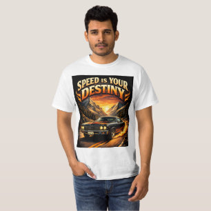 Camiseta Corrida de Carros Antigos Através das Montanhas De