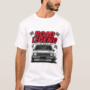 Camiseta Corrida de Carros Antigos Road Legend