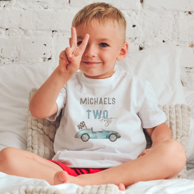 Camiseta Corrida de Carros de Aniversário Encantadora (Criador carregado)