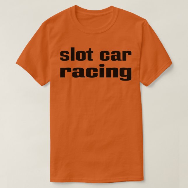Camiseta Corrida de Carros de Slot (Frente do Design)