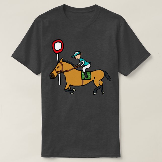 Camiseta Corrida de Cavalo (Frente do Design)