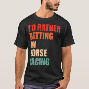 Camiseta Corrida De Cavalo A Dizer A Um Cavalo Derby 1