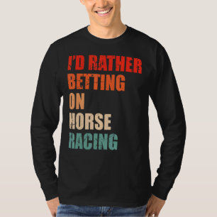 Camiseta Corrida De Cavalo A Dizer A Um Cavalo Derby 1
