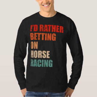 Camiseta Corrida De Cavalo A Dizer A Um Cavalo Derby 1