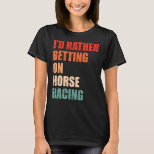 Camiseta Corrida De Cavalo A Dizer A Um Cavalo Derby 1