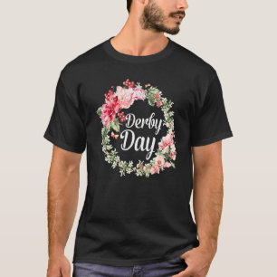Camiseta Corrida de Cavalo Cruzada Derby Day Wreath