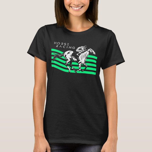 Camiseta Corrida de Cavalo - Gráfico de Rodeio (Frente)